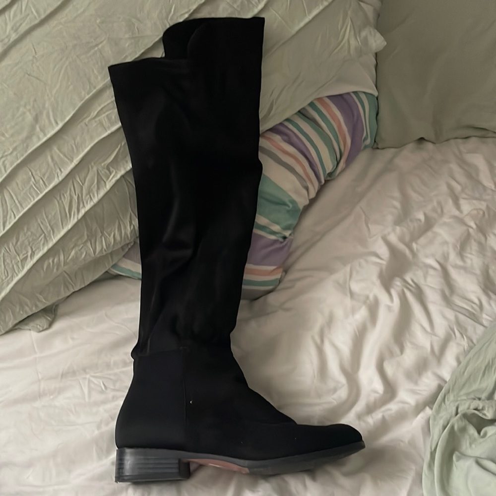 Black Above knee boots